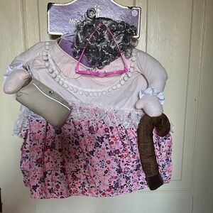 Charming Pink Floral Dog Costume